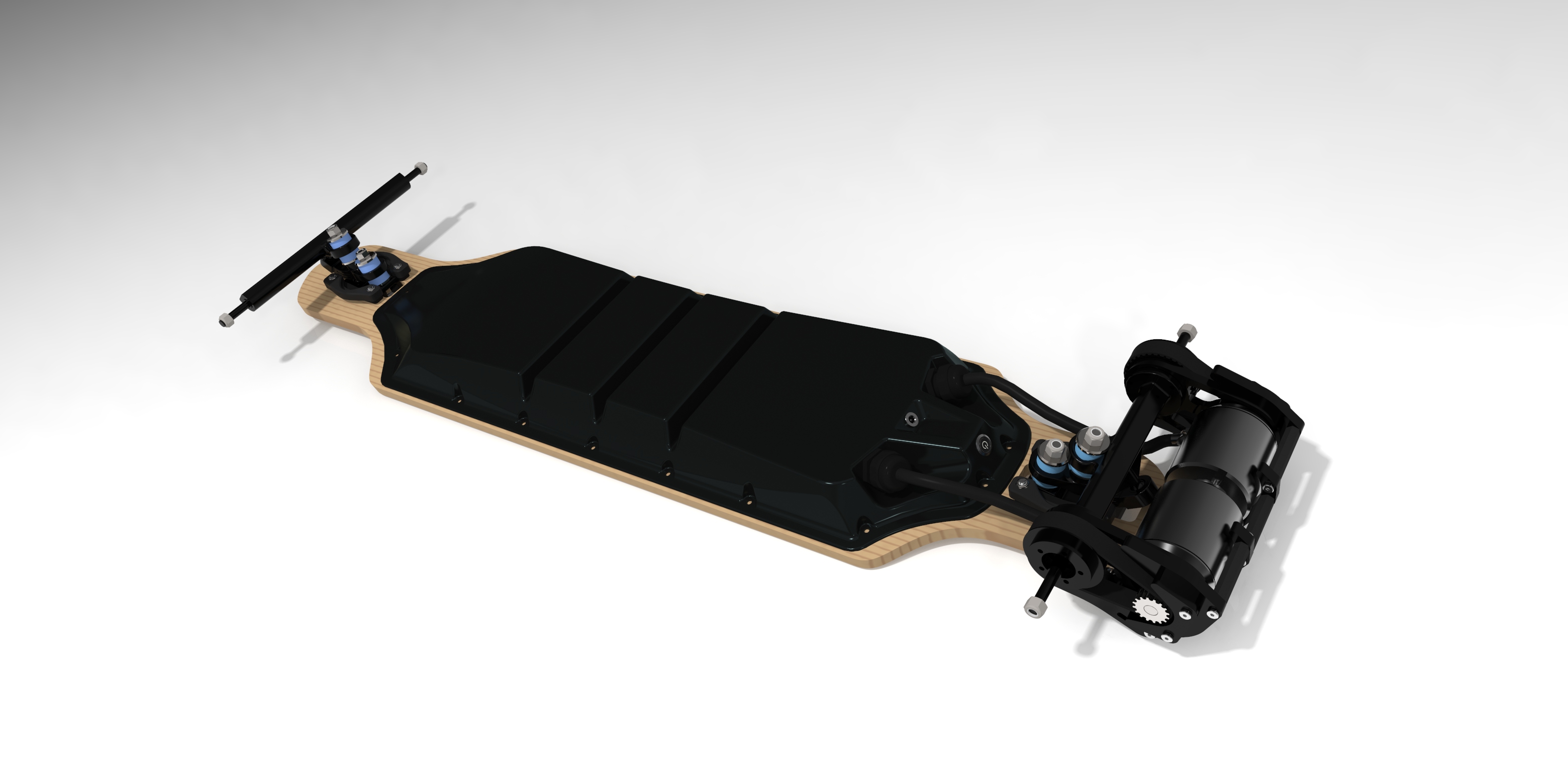 Longboard CAD Render